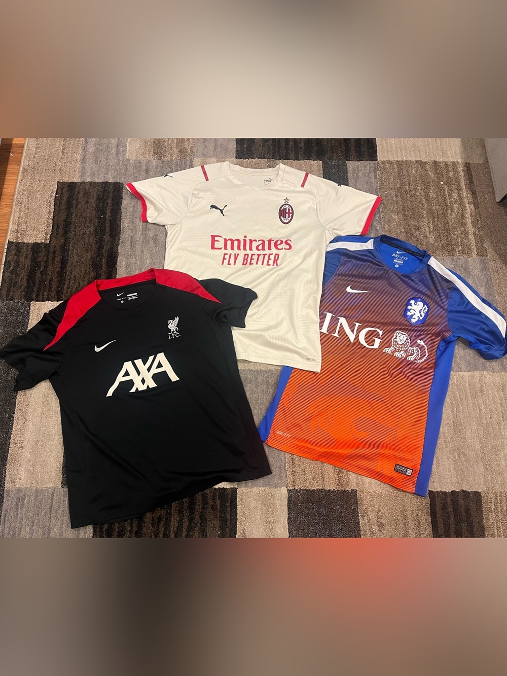 Nike/Puma Authentic Soccer Jersey Bundle (3 total)